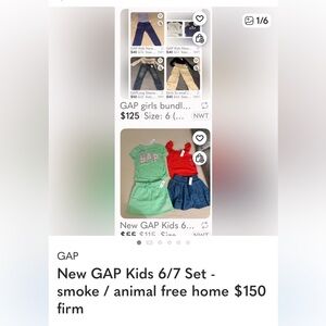 GAP girls bundle original listing in my closet with photos